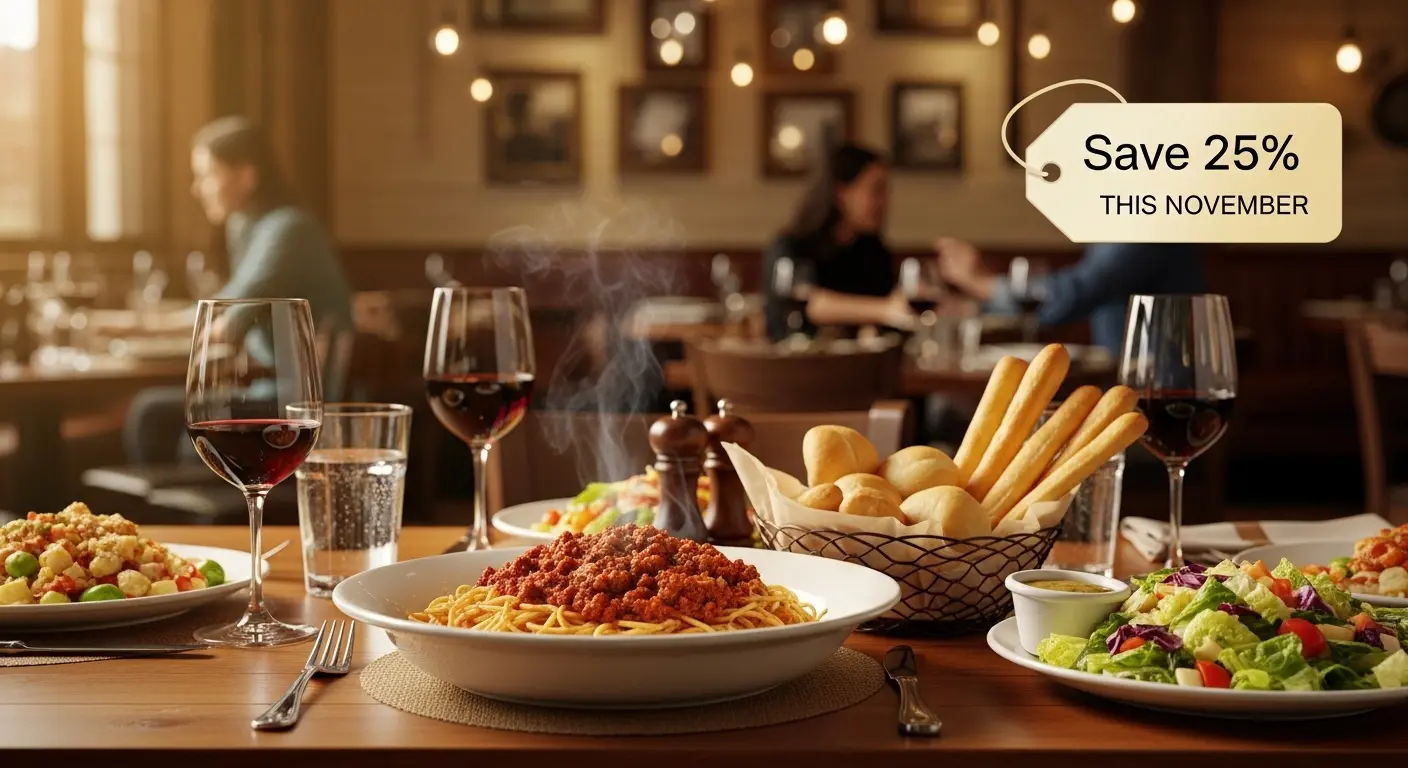 Pasta and breadsticks Deals with olive gatden coupon codes