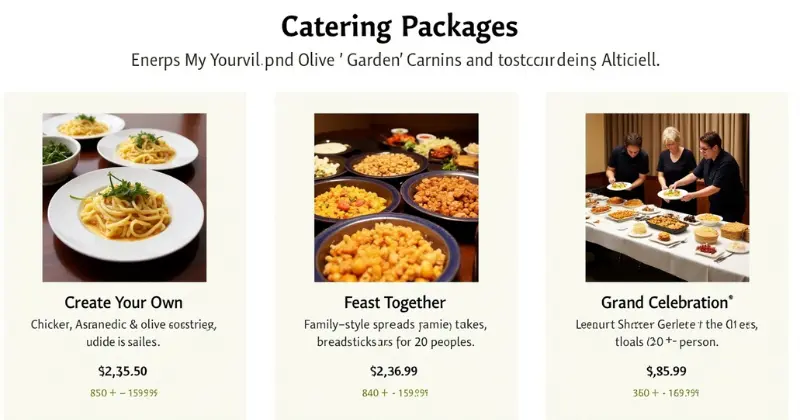 Catering package tiers 2025