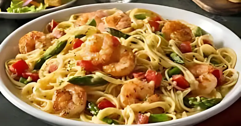 Shrimp Scampi At Olive Garden