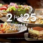 Olive Garden Menu 2 for $25