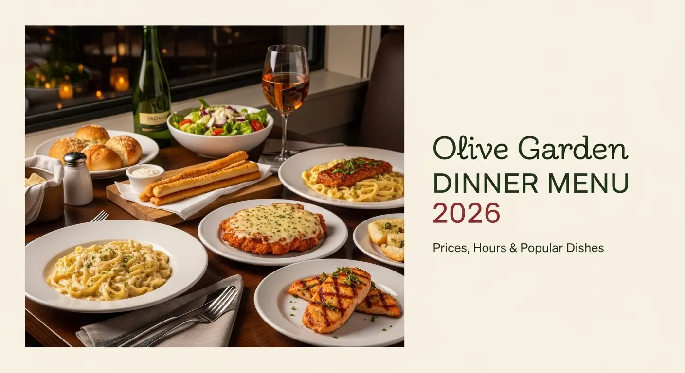 Olive Garden Dinner Menu 2026