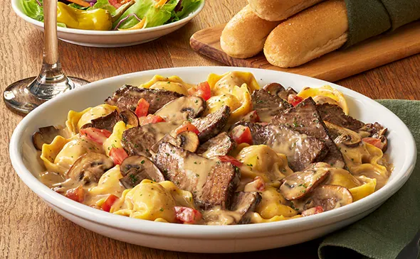 braised beef and tortelloni